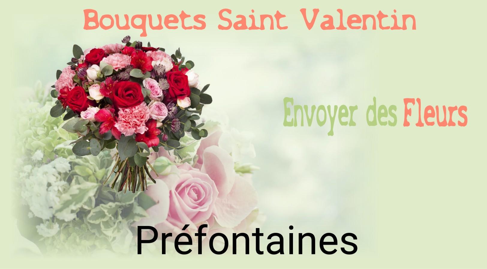Roses de Saint-Valentin livrées à Préfontaines